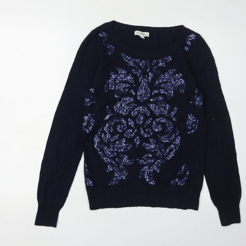 Monsoon Women's Black Pullover Jumper, Size S