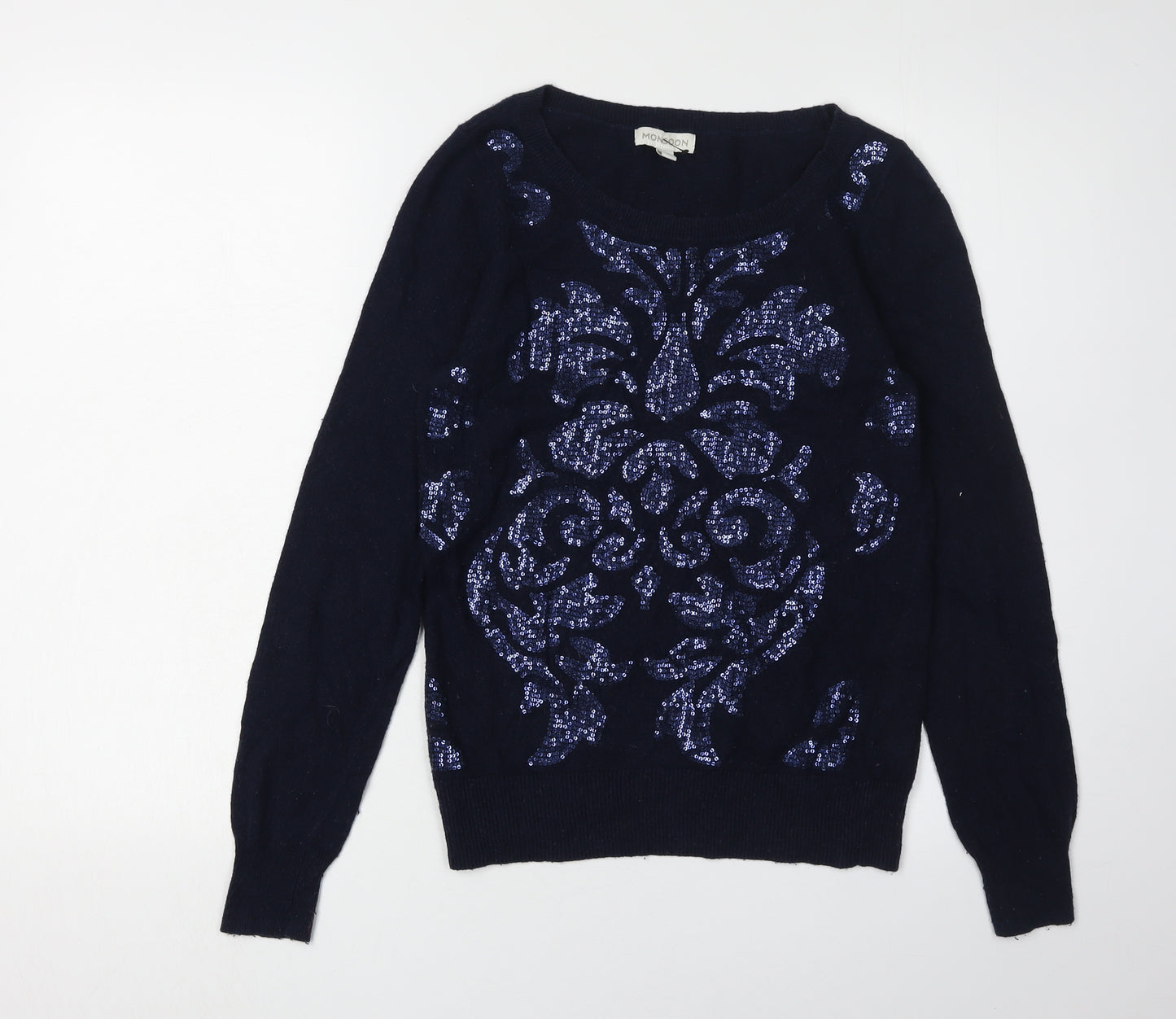 Monsoon Women's Black Pullover Jumper, Size S