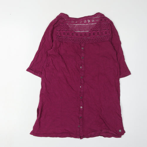 FatFace Women's Purple Tunic Blouse Size 8