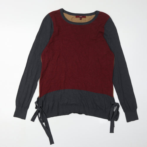 Next Women's Multicoloured Knit Pullover Jumper Size 10