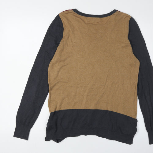 Next Women's Multicoloured Knit Pullover Jumper Size 10