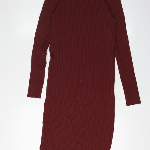 Next Women's Red Jumper Dress Size 12
