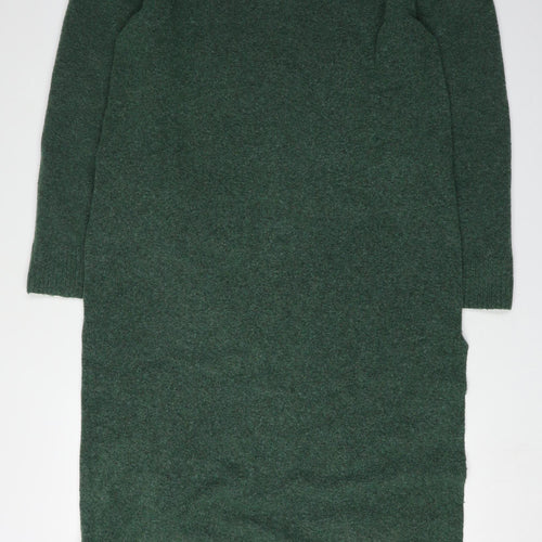 Weekday Women's Green V-Neck Dress M