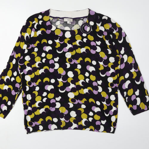 CC Women’s Multicoloured Geometric Pullover Jumper L