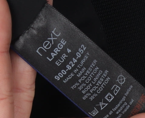 Next Men's Black L Bomber Jacket Casual Autumn