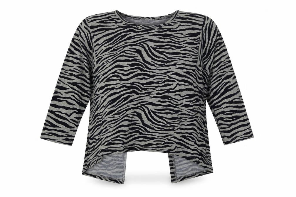 Madam Rage Women's Black Animal Print Cardigan Size 10
