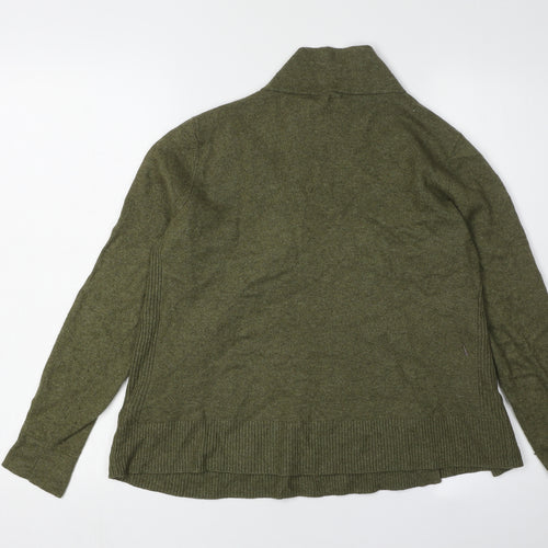 White Stuff Women’s Green High Neck Jumper, Size 14