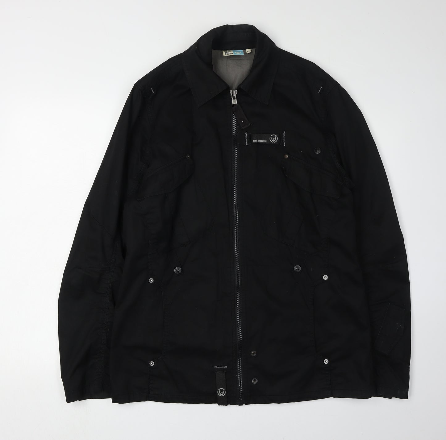 Duck and Cover Men's Black XL Basic Jacket