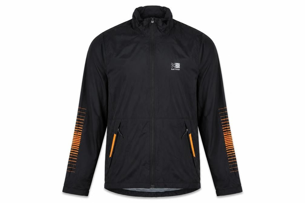 Front view of Karrimor Men's Black S Windbreaker Jacket