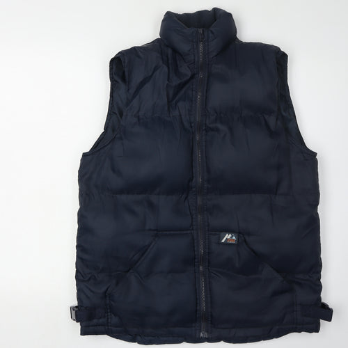 Duke London Men's Blue Padded Waistcoat, Size S, Casual