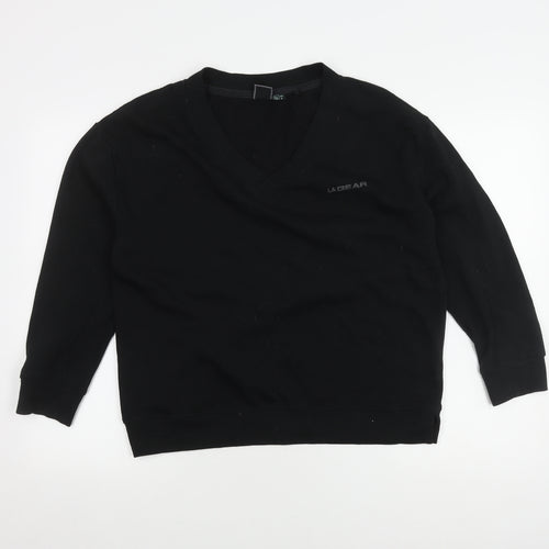 LA Gear Women's Black Pullover Sweatshirt, Size 12