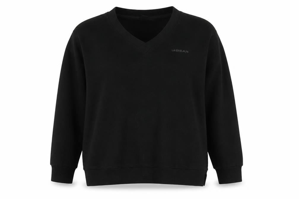 Front view of LA Gear Women's Black Pullover Sweatshirt, size 12