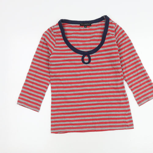 Betty Jackson Studio Women's Red Striped T-Shirt