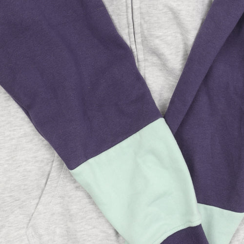 Saltrock Women's Grey Hooded Full Zip Jacket Size 14