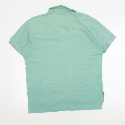 Ralph Lauren Men's Green Polo Shirt Large
