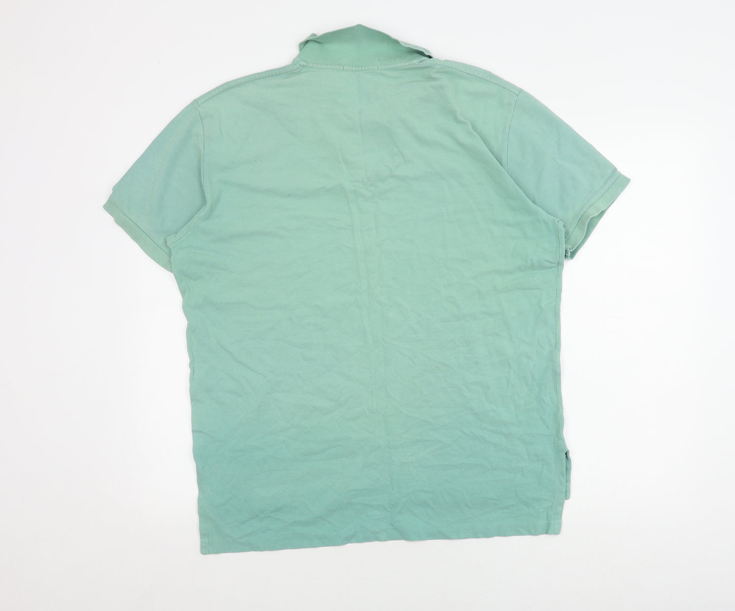 Ralph Lauren Men's Green Polo Shirt Large