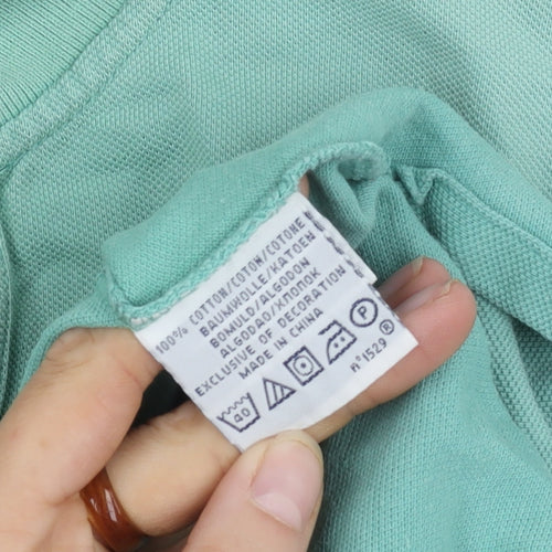 Ralph Lauren Men's Green Polo Shirt Large