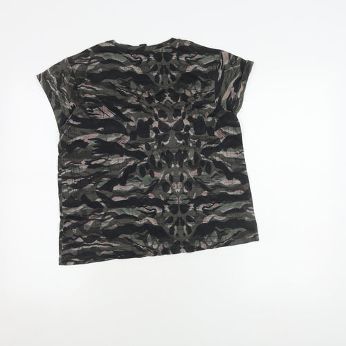 AllSaints Women's Multicoloured T-Shirt Size 10