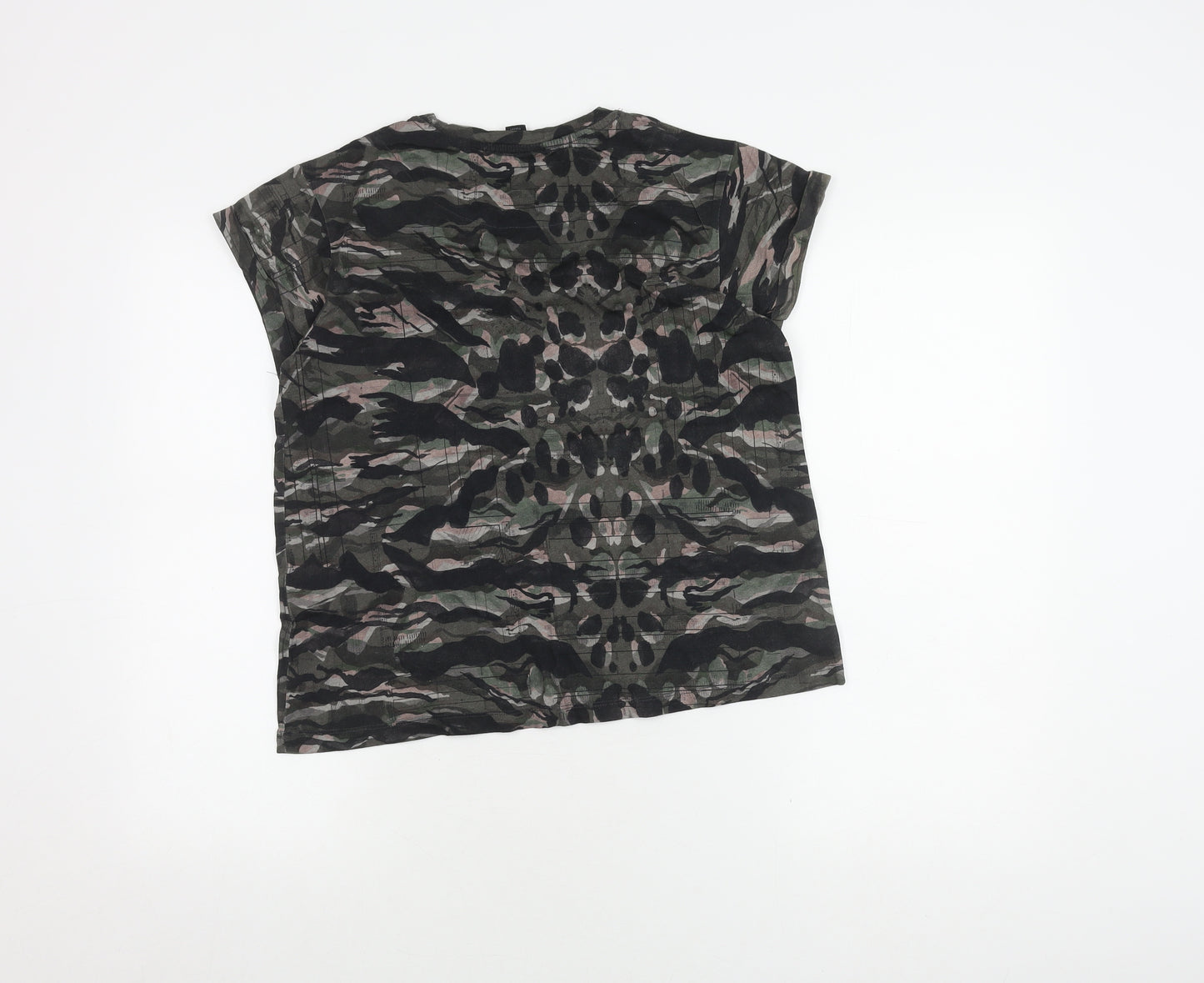 AllSaints Women's Multicoloured T-Shirt Size 10