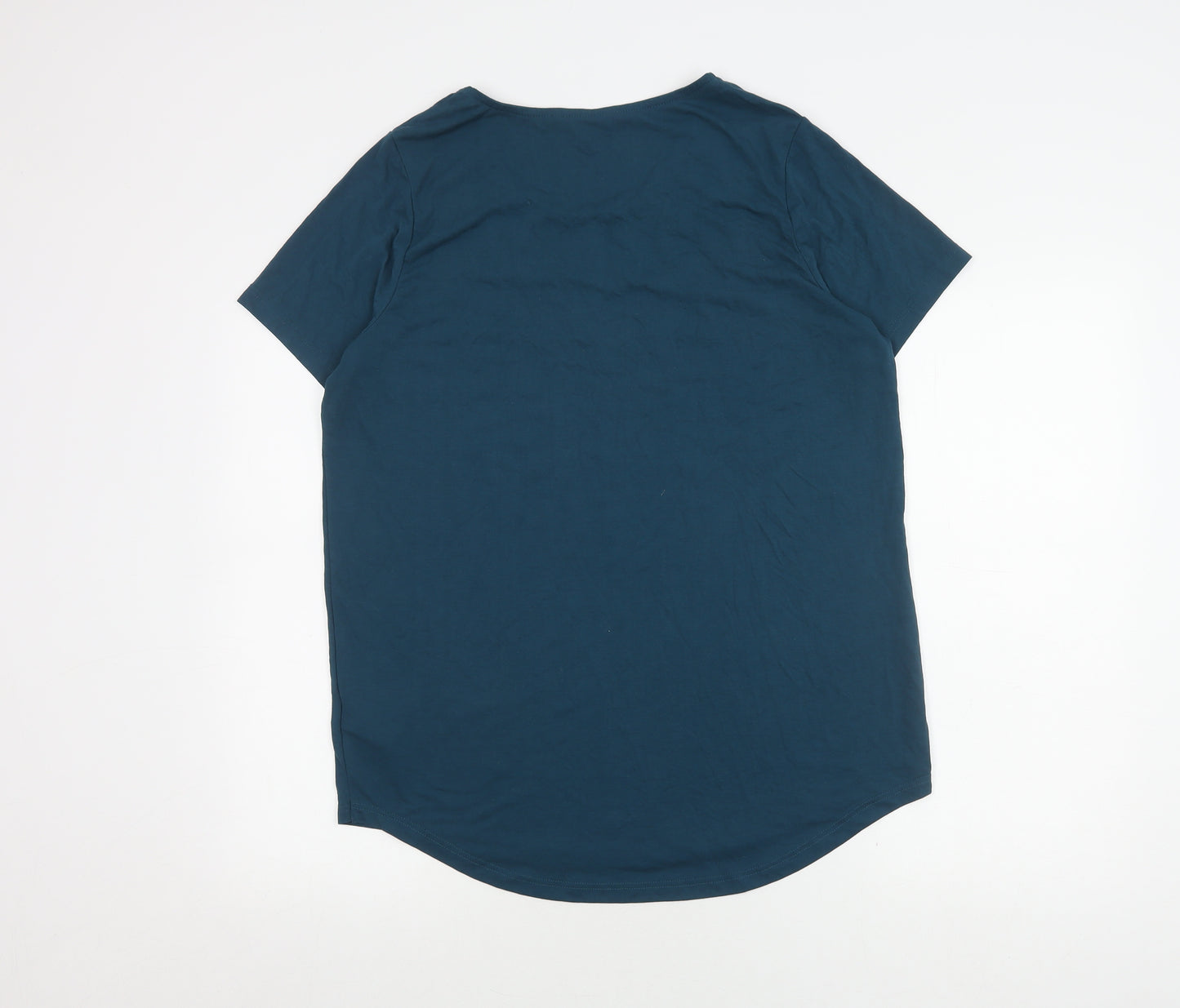 Next Women's Blue Beaded T-Shirt, Size 14