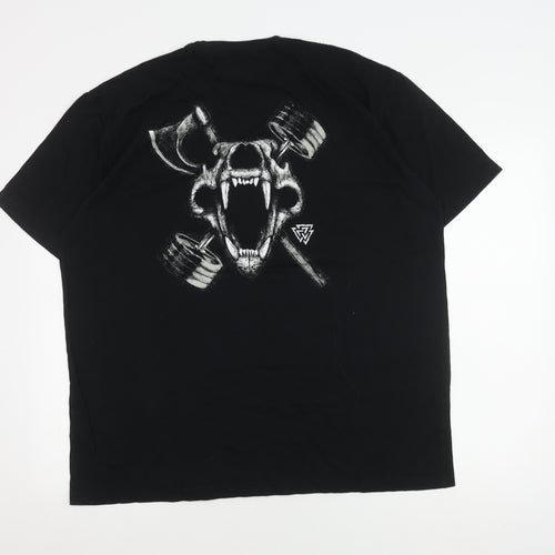Norse Fitness Men's Black 2XL Graphic T-Shirt