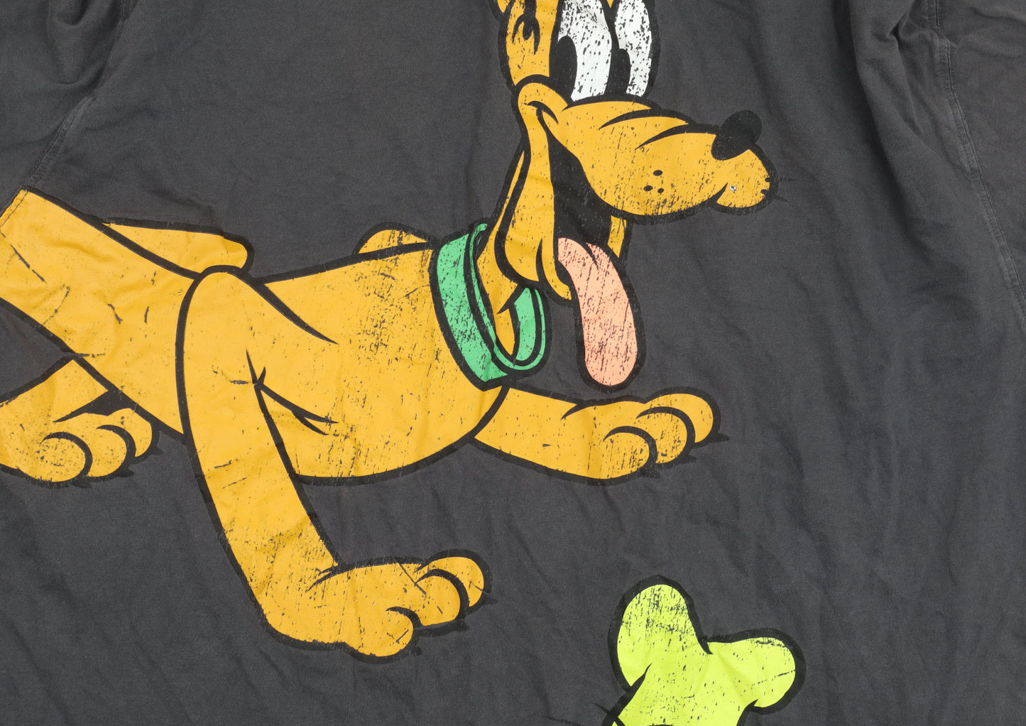 H&M Disney Black Graphic T-Shirt L