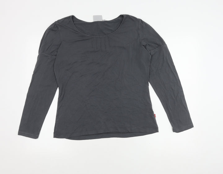 Vneckpot Women's Black XL Long Sleeve T-Shirt
