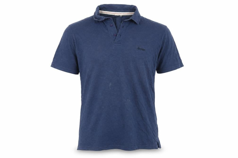 Front view of Lee Cooper Men's Blue Polo Shirt -, size M