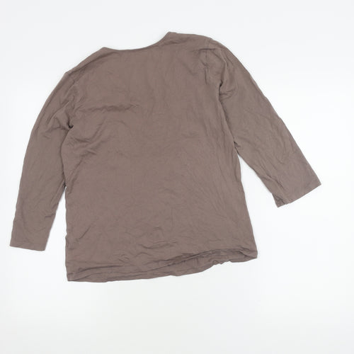 Calvin Klein Women's V-Neck Cotton Top M