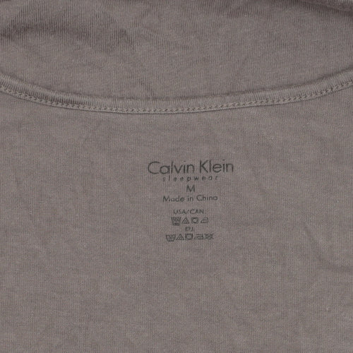 Calvin Klein Women's V-Neck Cotton Top M