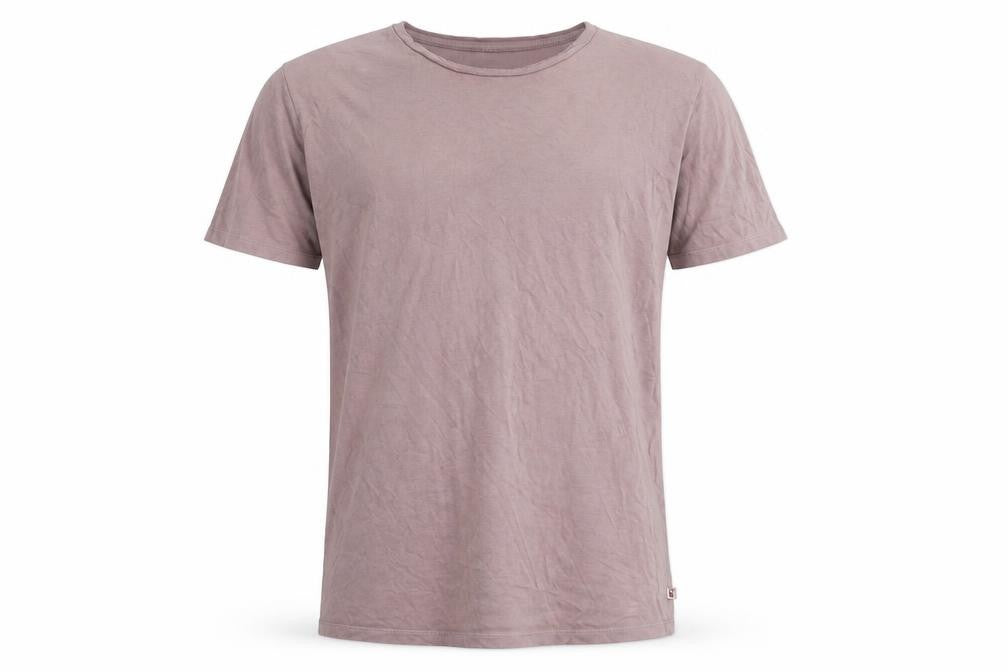 Jack & Jones Men's Pink Medium Cotton Crew Neck T-Shirt