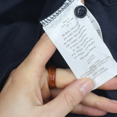 Bench Men's Polo Shirt Size L