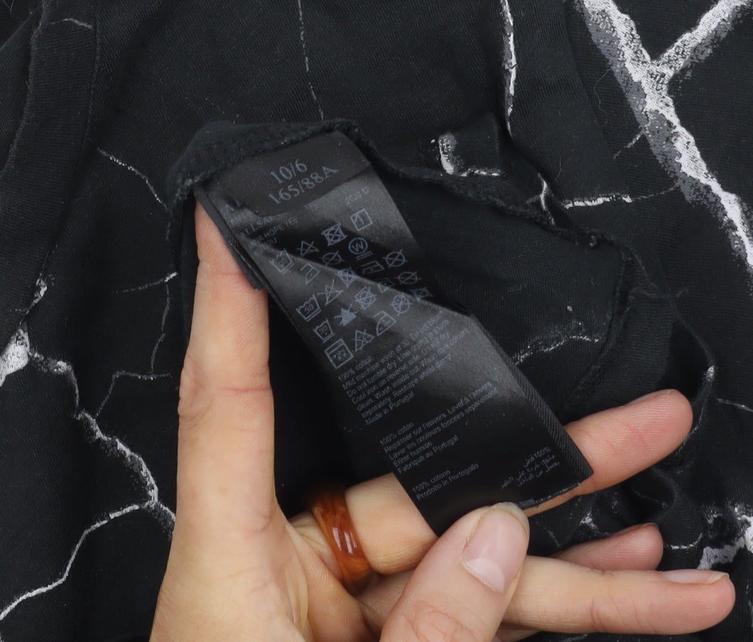 AllSaints Women's Black Regular Fit T-Shirt