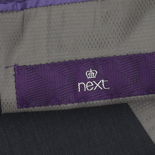 Next Men's Blue Long Blazer Jacket 38L