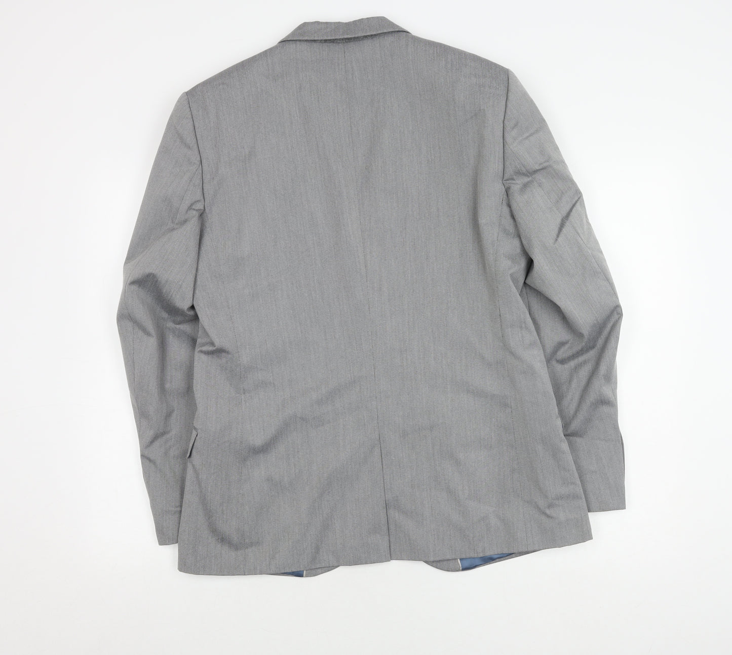 River Island Men's Grey Blazer Jacket Size 40S Formal