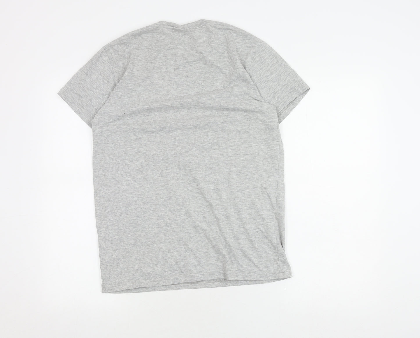 Disney Men's Grey Mickey Mouse Graphic T-Shirt Medium