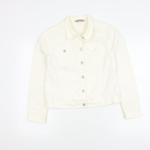Dorothy Perkins Women’s Ivory Jacket Size 14