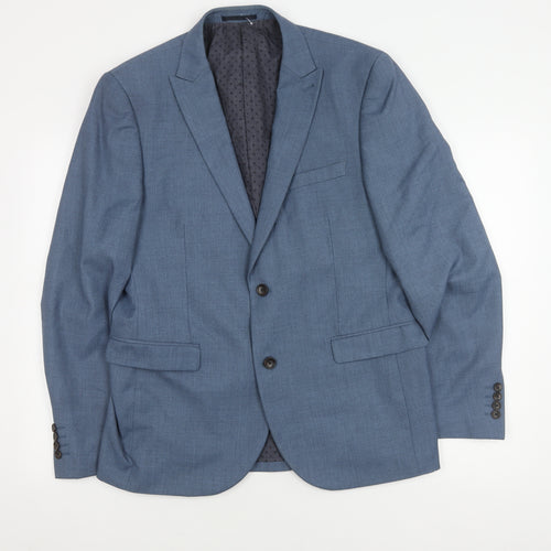 Next Men's Blue Blazer 42R Regular Fit Jacket