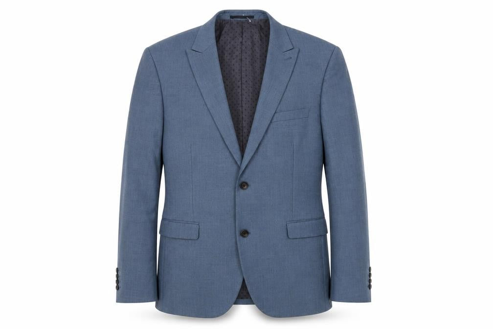 Front view of Next Men's Blue Blazer 42R Regular Fit Jacket