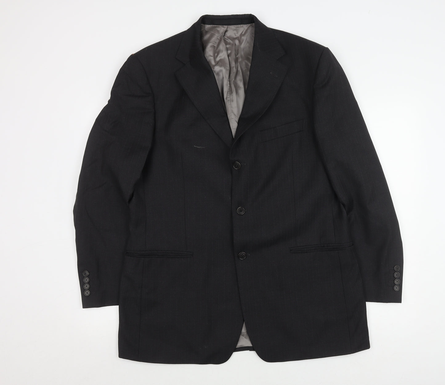 Marks and Spencer Men's Black Wool Blazer Size 42R