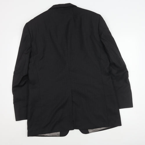 Marks and Spencer Men's Black Wool Blazer Size 42R