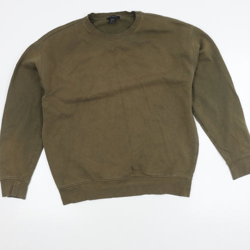 New Look Men's Green Pullover Sweatshirt M