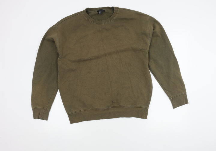 New Look Men's Green Pullover Sweatshirt M