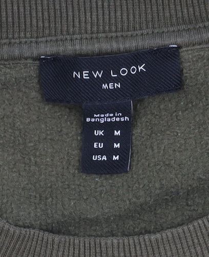 New Look Men's Green Pullover Sweatshirt M