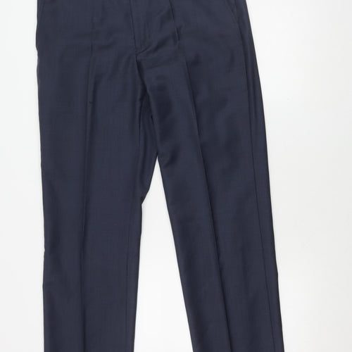 Marks and Spencer Men's Blue Trousers, Size 34