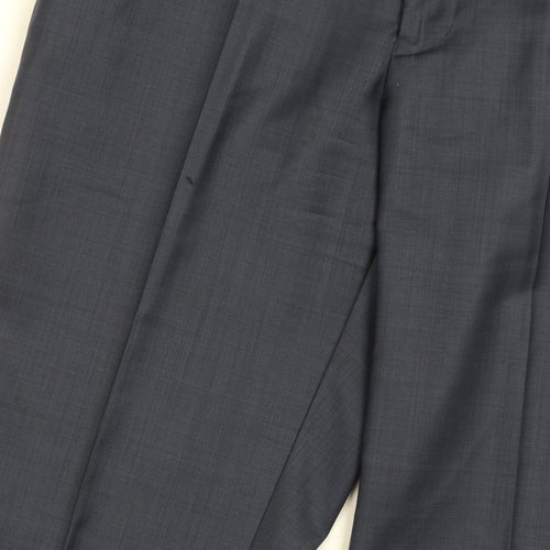 Marks and Spencer Men's Blue Trousers, Size 34