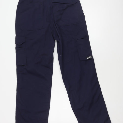 Tranemo Unisex Blue Cargo Trousers Size 34