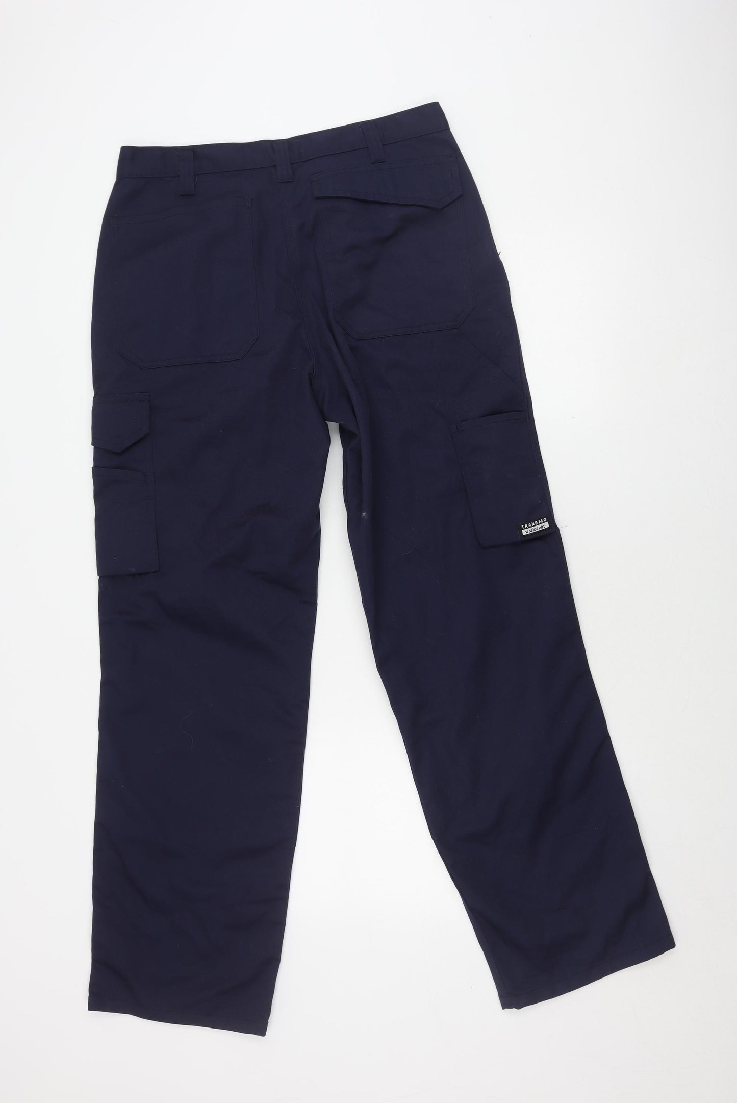 Tranemo Unisex Blue Cargo Trousers Size 34