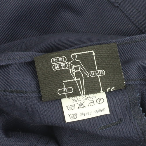 Tranemo Unisex Blue Cargo Trousers Size 34