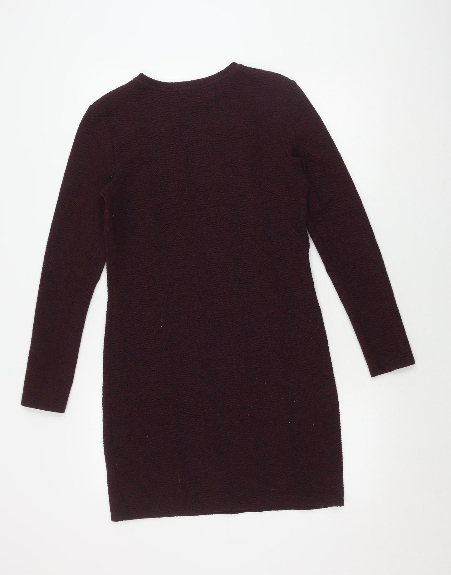 Topshop Women's Multicoloured Dress Size 12 Long Sleeve